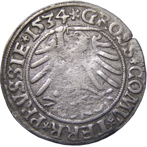 Zygmunt I Stary, grosz 1534, Toruń, PRVSSIE/PRVSSIE