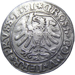 Zygmunt I Stary, grosz 1531, Toruń, PRVS/PRVSS
