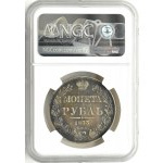 Rosja, Mikołaj I, 1 rubel 1833 HG, Petersburg, NGC VF35