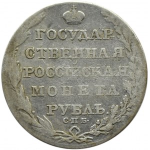 Rosja, Aleksander I, rubel 1804 SPB FG, Petersburg