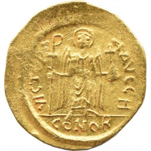 Cesarstwo Wschodnie, Bizancjum, Maurycy Tyberiusz (582-602), solidus, Konstantynopol