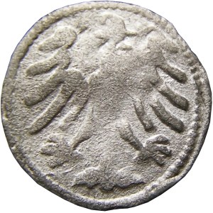 Aleksander I Jagiellończyk, denar litewski, Wilno, renesansowe A