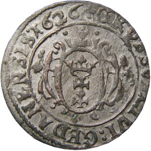 Zygmunt III Waza, grosz 1626, Gdańsk, …PR, BARDZO ŁADNY