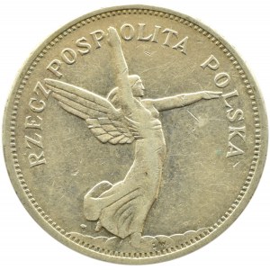 Polska, II RP, Nike, 5 złotych 1930, Warszawa, rzadki rocznik