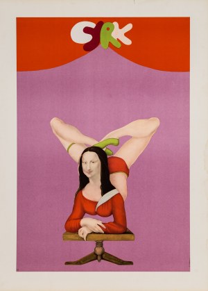 Maciej URBANIEC, Cyrk (Mona Lisa), 1970 r.