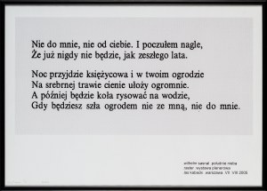 Wilhelm SASNAL, Południe nieba, 2003 r.