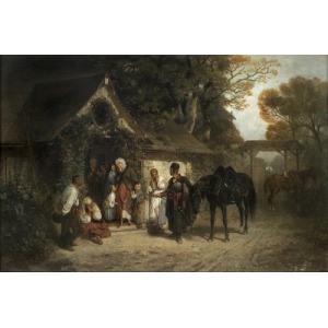 Gierymski Maksymilian, POWRÓT BEZ PANA, 1868