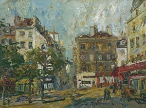 Zakrzewski Włodzimierz, PARYŻ. PLACE DE LA CONTRESCARPE, 1965