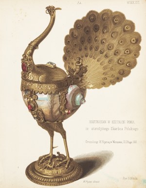Schulz Gustav, Roztruchan w kształcie pawia, 1853-1869