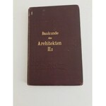 Baukunde Des Architekten, 8 wol. [Studia budowlane architekta 1895]