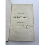 [Miedzioryty] Fables de La Fontaine Paris [Baśnie La Fontaine`a] 1818
