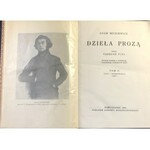 Mickiewicz Adam, Dzieła prozą tom I-V w 3 wol. [luksusowa oprawa]