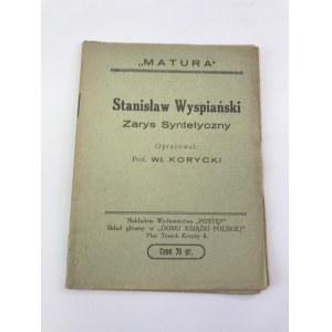 Korycki Władysław Stanisław Wyspiański zarys syntetyczny