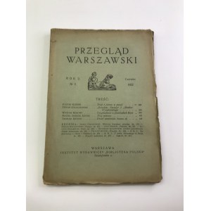[Wyspiański] Przegląd Warszawski rok 2 nr 9 czerwiec 1923