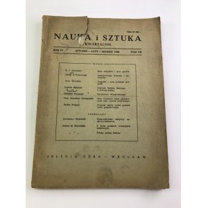 [Karykatury Wyspiańskiego] Kwartalnik Nauka i Sztuka rok IV, I-II-III, tom VII