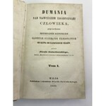 Gołuchowski J., Dumania nad najwyższemi zagadnieniami człowieka [Wilno 1861]