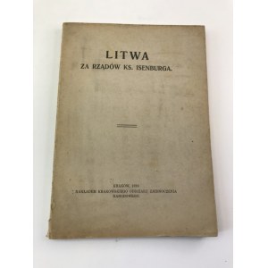 Litwa za rządów księcia Isenburga