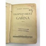 Tołstoj Aleksy Eksperyment inż. Garina