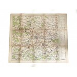 [Mapa wielobarwna, składana] Wanderkarte der Umgebung von Krakau 1943