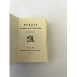 Mickiewicz Adam Poezye [reprint wydania z 1822 i 1823 roku]