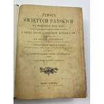 [Skórzana oprawa] Bitschnau O. Żywoty Świętych Pańskich [wyd. Karola Miarki]