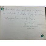 Księga pamiątkowa Hotelu Orbis w Cieszynie prawie 100 dedykacji i autografów! [Kwaśniewski, Janda, Machulski, Waldorff, Olbrychski, Zamachowski, Młynarski, Pieczka, Tym, Ochman, Wiśniewska, Kociniak, Zawadzka i inni]