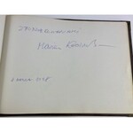 Księga pamiątkowa Hotelu Orbis w Cieszynie prawie 100 dedykacji i autografów! [Kwaśniewski, Janda, Machulski, Waldorff, Olbrychski, Zamachowski, Młynarski, Pieczka, Tym, Ochman, Wiśniewska, Kociniak, Zawadzka i inni]