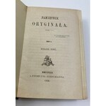 Olizar Narcyz, Pamiętnik Oryginała, Bruxella 1862 [półskórek]