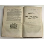 Chodźko Leonard La Pologne historique / Opinions des journaux et revues sur les Polognes [wydanie pierwsze]