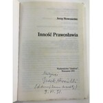 [Dedykacja] Nowosielski Jerzy Inność Prawosławia