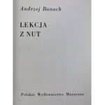 [Dedykacja] Banach Andrzej Lekcje z nut [wydanie I]