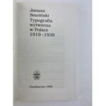 Sowiński Janusz, Typografia wytworna w Polce 1919-1939