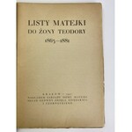 Listy Matejki do żony Teodory 1863-1881