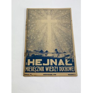 Miesięcznik Hejnał, październik 1938, Rocznik X, zeszyt 10 [Zwierzęta żyją po śmierci]