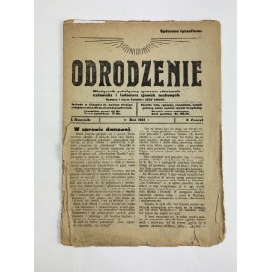 Miesięcznik Odrodzenie, zeszyt 3 Rok I, Maj 1921 [Horoskop Astrologiczny na rok 1921]