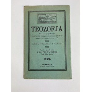 [Czasopismo] Teozofia. Pismo nieperiodyczne poświęcone pielęgnowaniu wyższej kultury duchowej i brataniu ludzkości Nr 6/8 Rok III