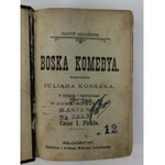 Alighieri Dante Boska Komedia część I Piekło [Złoczów] [ Wilhelm Zukerkandl] [Ex libris Mariana Tatary]