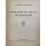 Brodziński Kazimierz, Posłanie do braci wygnańców