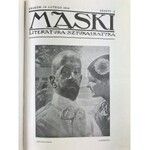 Maski zeszyty 1-36 1918 [rocznik czasopisma]