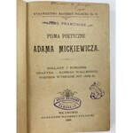 Mickiewicz Adam, Pisma poetyczne [Lwów 1898]