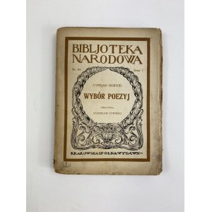 Norwid Cyprjan Wybór poezyj [Biblioteka Narodowa] [Stanisław Cywiński]