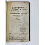 Hoffmanowa Klementyna z Tańskich [pseud. Młoda Polka], Pamiątka po dobrej matce czyli ostatnie jej rady dla córki