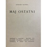 Słoński Edward, Maj ostatni: wiersze o wiośnie i miłości