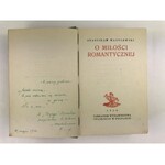 Wasylewski Stanisław, O miłości romantycznej [wydanie II]