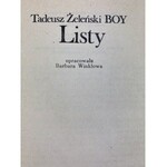 Boy-Żeleński Tadeusz, Listy