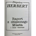 Herbert Zbigniew, Raport z oblężonego Miasta [I wydanie krajowe]