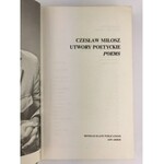 Miłosz Czesław Utwory Poetyckie / Poems [wydanie I]