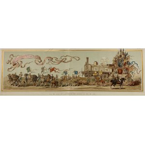 [Kolej] Album wydany z okazji 50 lecia kolei w Belgii [Bruksela 1886] [piękne barwne tablice!]
