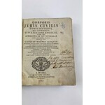 [Prawo rzymskie] Corporis Iuris Civilis Lipsk 1735