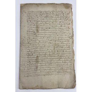 [1590 r. Iwanowscy, Piotrowscy] Dokument dotyczący spraw prawnych pomiędzy rodziną Iwanowskich a Piotrowskimi]